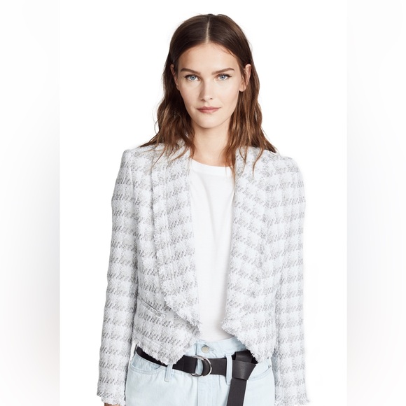 IRO Quiwill Blazer, Size 36, Red/Blue.  Fabulous.  Originally Shopbop. - Picture 7 of 11